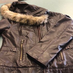 Women’s Faux Leather Jacket